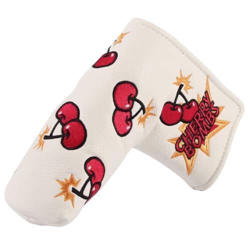 Cherry Bomb Blade Putter Cover White