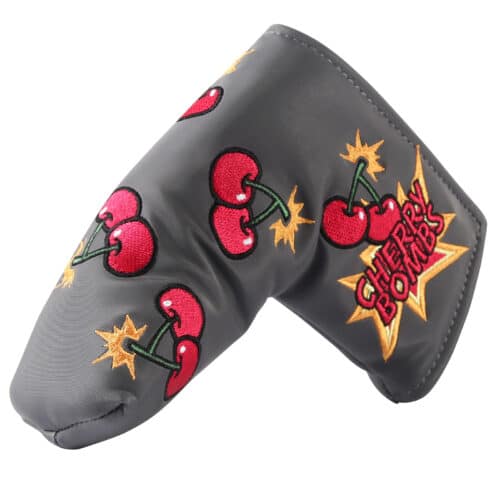Cherry Bomb Blade Putter Cover Gray