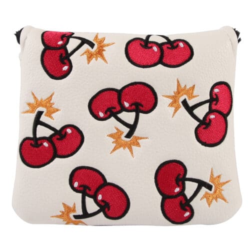 Cherry Bomb Mallet Putter Cover White