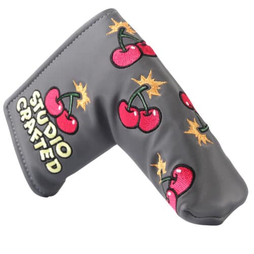 Cherry Bomb Golf Blade Putter Cover Gray - Image 2
