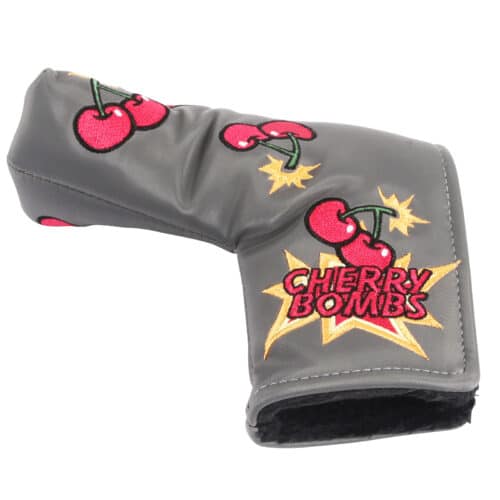 Cherry Bomb Golf Blade Putter Cover Gray - Image 4
