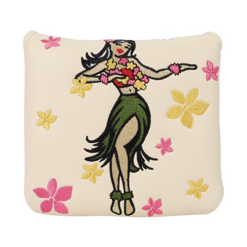 hula girl golf mallet putter cover