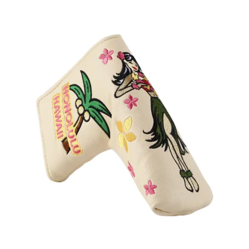 Home hula girl golf blade putter cover